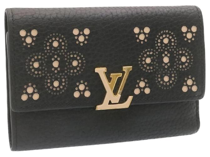 AUTH - LOUIS VUITTON CAPUCINES COMPACT WALLET  Louis vuitton capucines, Compact  wallets, Lv wallet