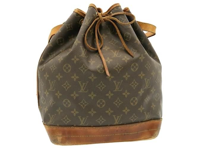 Borsa a tracolla Noe con monogramma LOUIS VUITTON M42224 LV Auth nh111 Tela  ref.375739