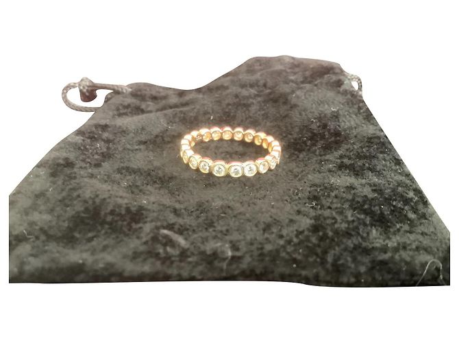 Autre Marque ANELLO ETERNITY CON DIAMANTI Rosa