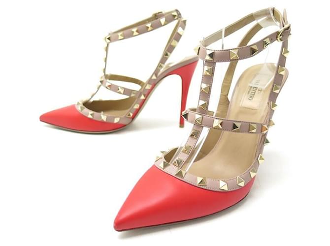 valentino rockstud red heels