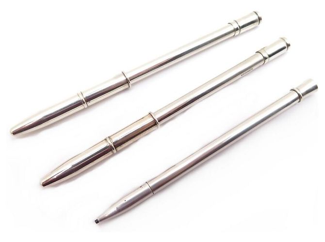 Hermès molto 3 HERMES MINI PEN PER AGENDA IN ARGENTO STERLING MINING PENNA A SFERA