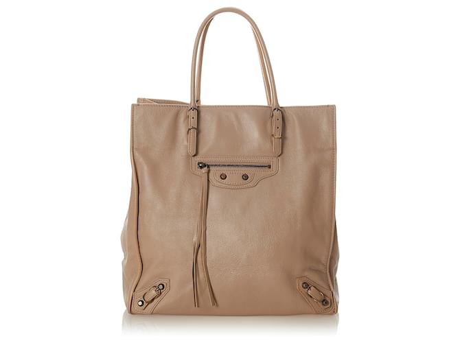 Balenciaga Papier A5 Leather Tote Bag, Balenciaga Handbags