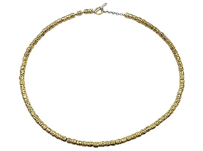 Dodo Pomellato Collana Dodo, "Granelli", oro giallo e argento.