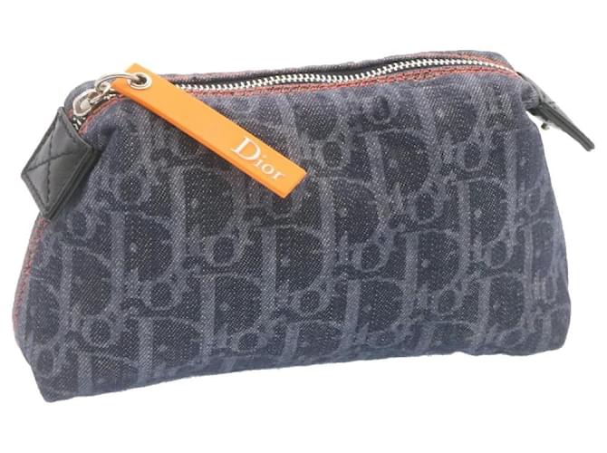 Dior Clutch Bag Cinza Lona  ref.376451