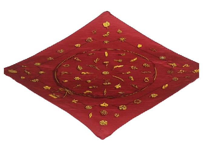 Hermès scarf Red Silk  ref.376457