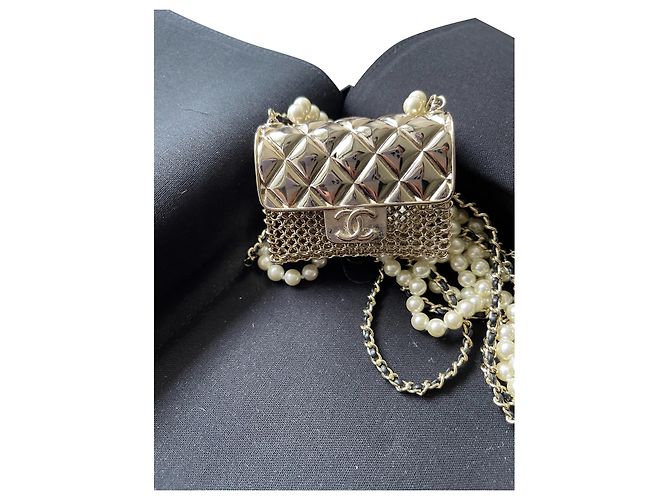 Cambon Rara collana lunga Chanel 2021 Silver hardware