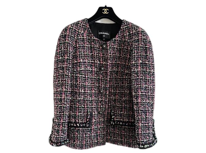 Chanel 10K $ NUOVO 2019 Giacca di tweed Multicolore  ref.376517
