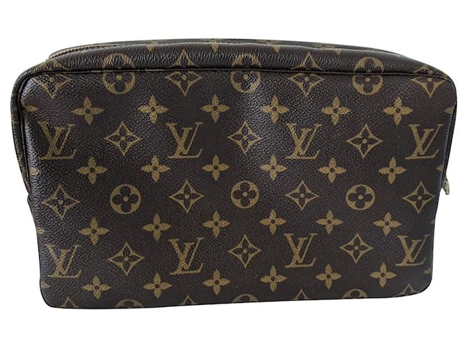 Louis Vuitton Purses, wallets, cases Brown Cloth  ref.376534