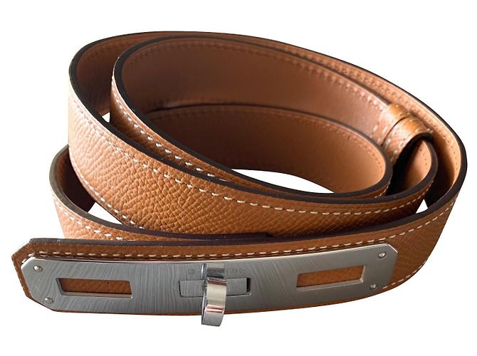 Hermès Kelly Karamell Leder