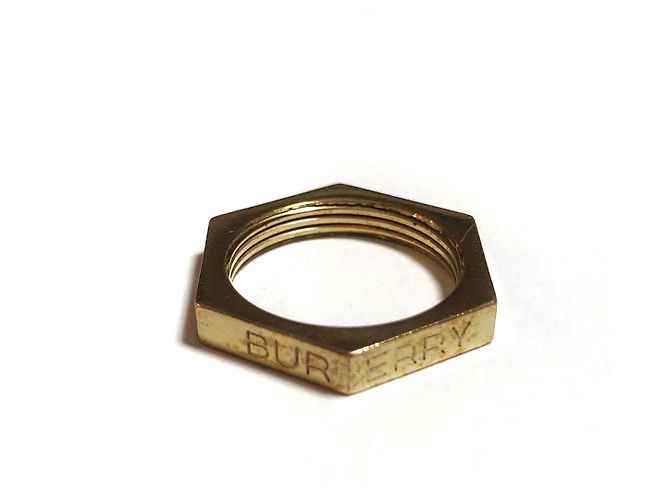 Burberry Ring Golden Metall