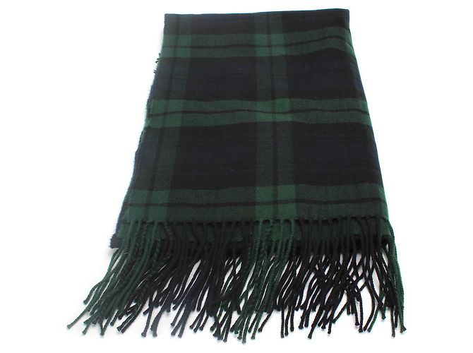 Sciarpa Burberry Verde Lana