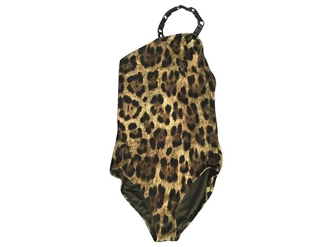 Bañador de una pieza Michael Kors estampado leopardo Estampado de leopardo