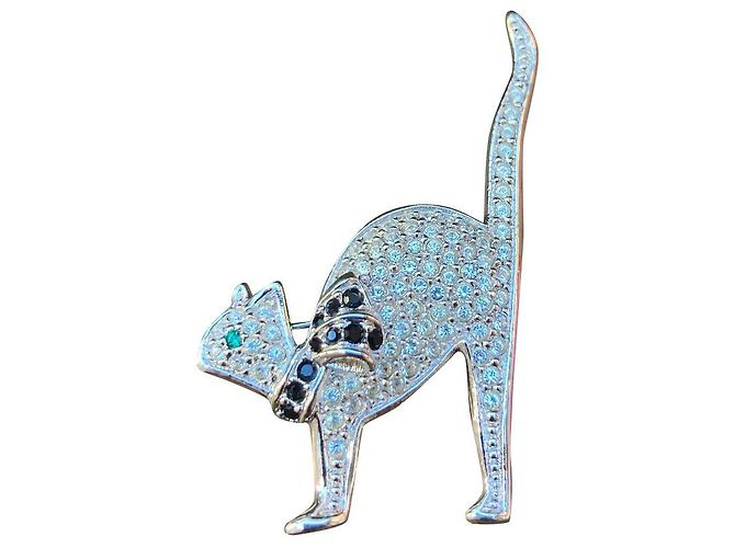 Broche magnífico Chat Dior