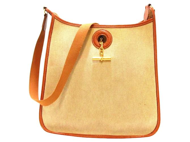 Hermes - Yellow Leather Vespa PM Shoulder Bag