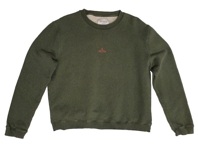 Autre Marque Suéter de algodón verde Holzweiler