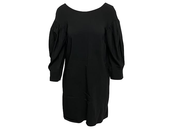 Simone Rocha Oversized Smock Dress Black Acetate Cellulose fibre  ref.378128