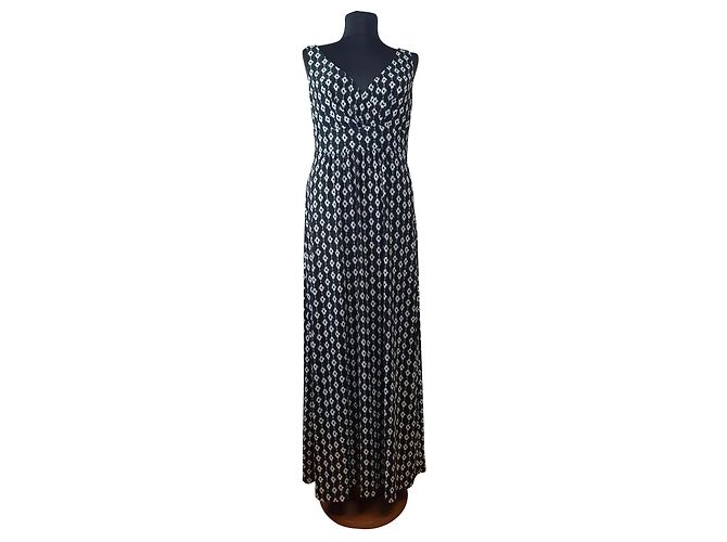 Ralph Lauren Maxikleid Schwarz