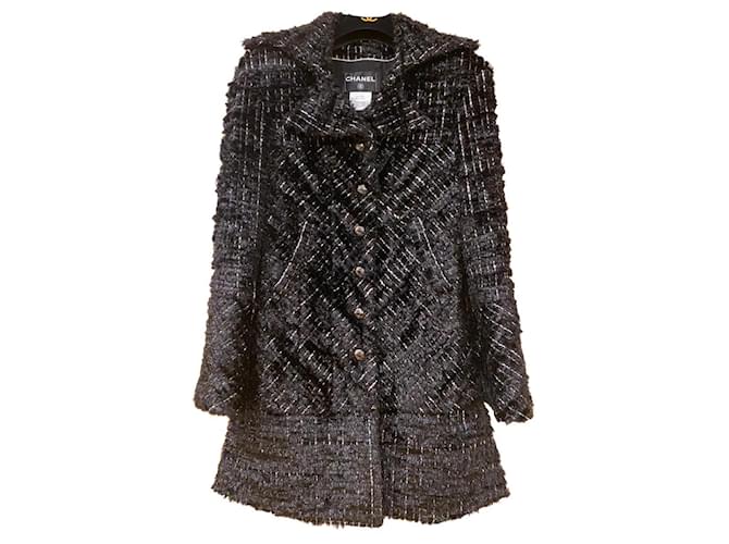 Chanel 7,2K$ Nuovo cappotto di sfilata Multicolore Tweed  ref.378394