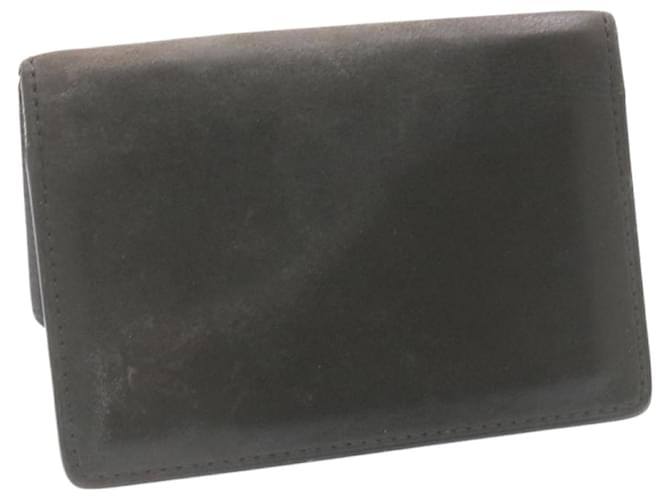 LOUIS VUITTON Nomad Organizer De Poch Card Case Black M85010 LV Auth yk2145 Leather  ref.378627