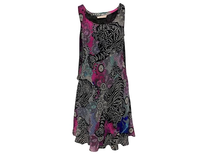 Vestido de seda con estampado Muilticolor de Matthew Williamson Multicolor  ref.378720 - Joli Closet