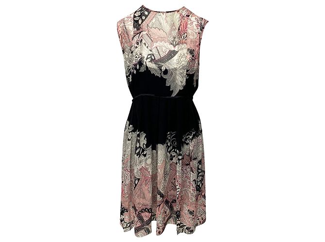 Jonathan Saunders Marlow Georgette-Kleid mit Print Python drucken
