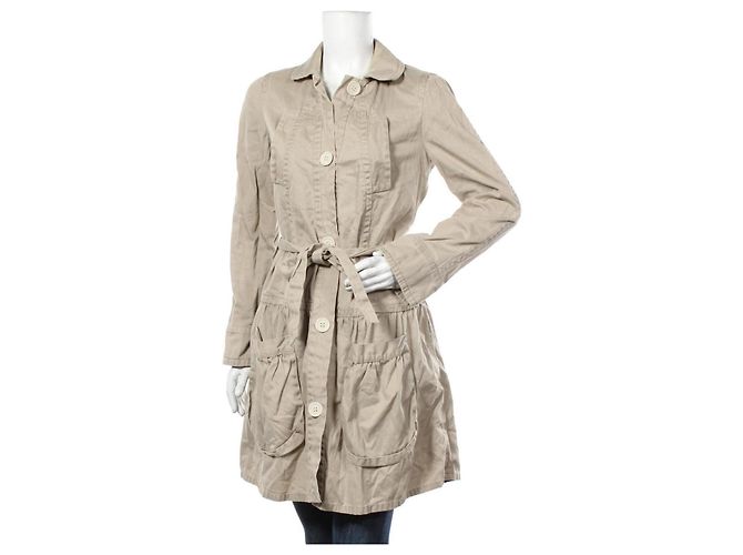 Trench Marc Jacobs Beige in Cotone M