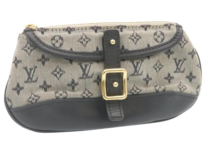 LOUIS VUITTON CLUTCH POUCH BAG ANN SOPHIE MONOGRAM MINI NAVY