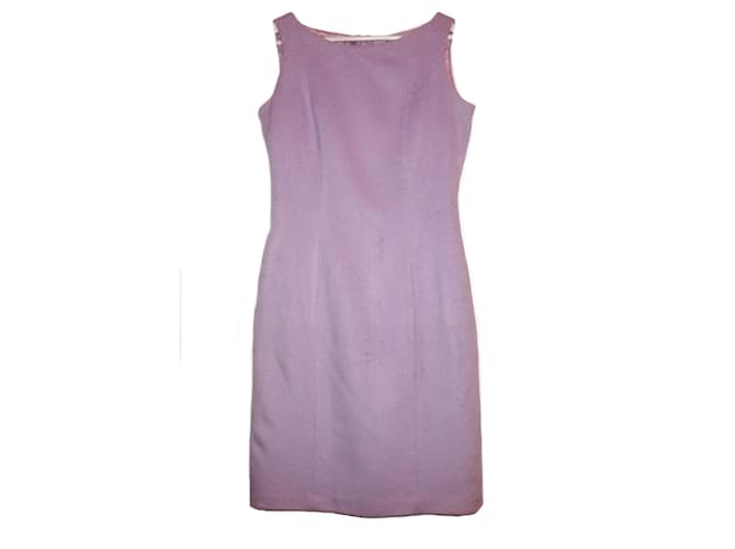 BURBERRY CASHMERE AND ANGORA DRESS Lavender  ref.379307