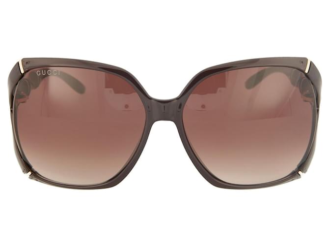 Übergroße Sonnenbrille von Gucci Lila  ref.379368