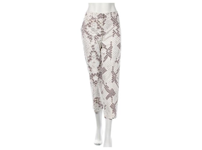 Marc Cain Hose mit Schlangenmuster XL Mehrfarben