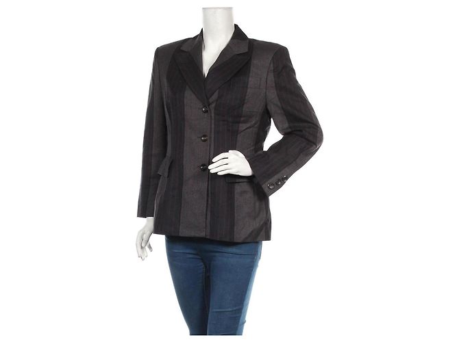 Marc Cain wool blazer multi color size L Multiple colors