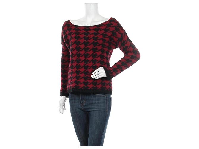 Autre Marque Rich & Royal Pullover rot schwarz 