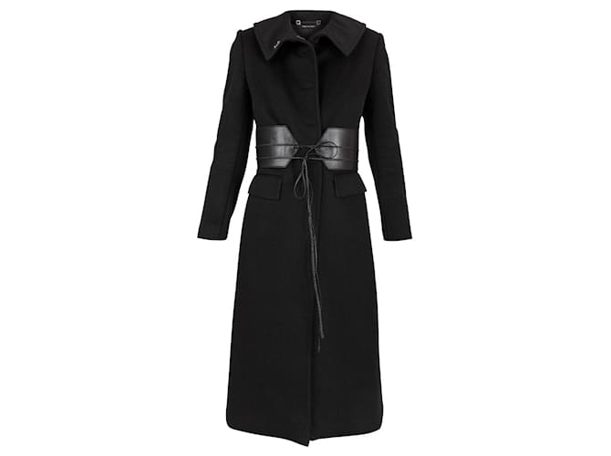 Gucci Coats, Outerwear Black Cashmere Wool  ref.379710