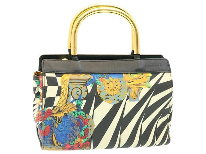 Versace Handbag Multicor Lona  ref.379745