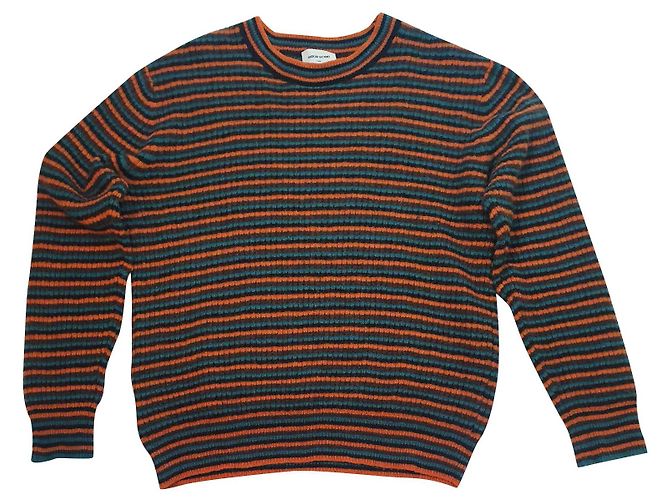 Wood Wood mehrfarbiger Wollpullover Mehrfarben