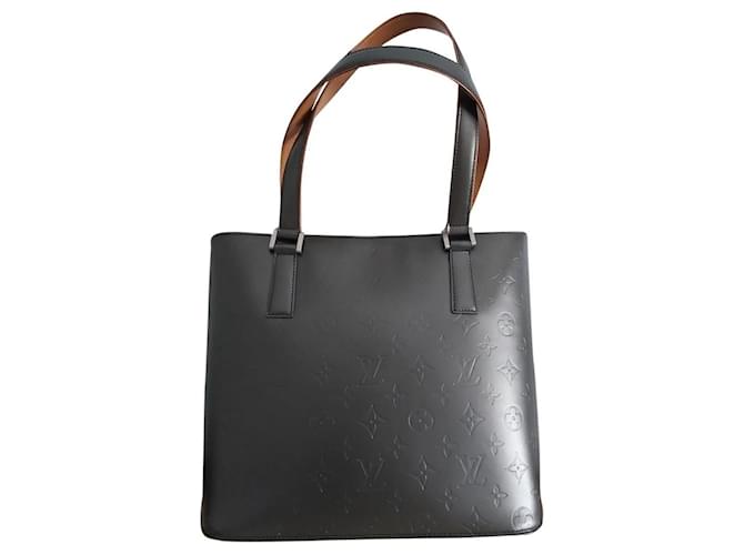 Louis Vuitton Handtaschen Grau Anthrazitgrau Leder  ref.380277