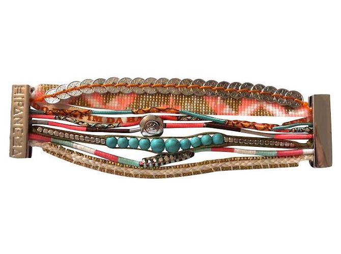 Brazalete Hipanema Rosa de Algodón