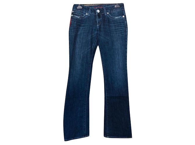 Vaqueros Bootcut Guess Azul Marino Algodón 