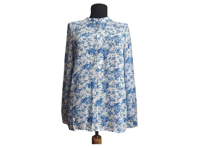 Autre Marque Camicetta Rich & Royal Blu in Viscosa
