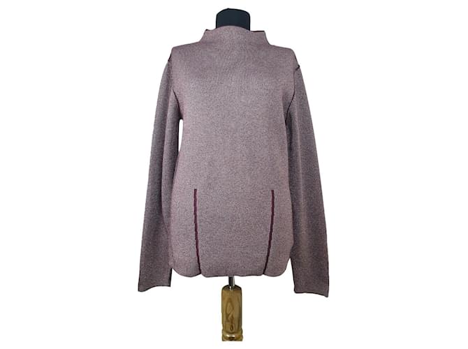Dagmar Pullover Lila Metallic Glitzer