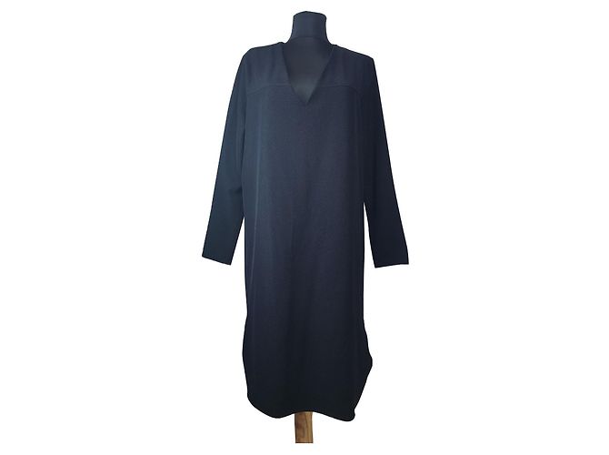 Filippa K Tunika Twill Kleid Marineblau M