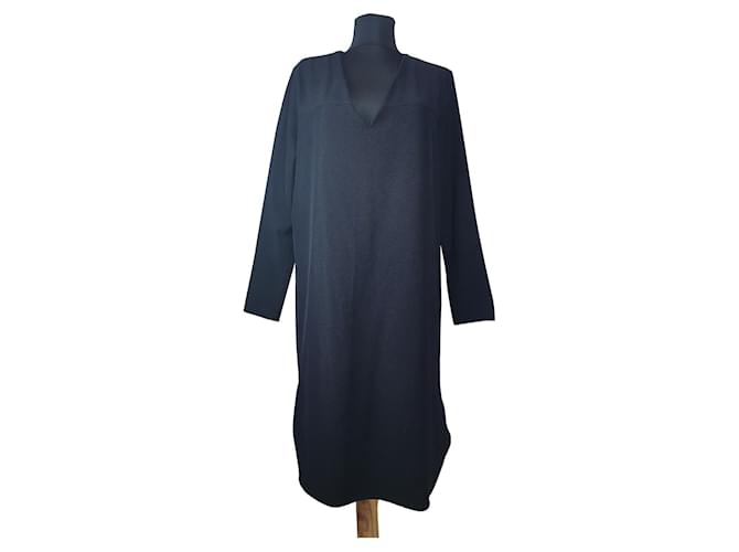 Filippa K Robes Polyester Viscose Elasthane Bleu Marine  ref.380458