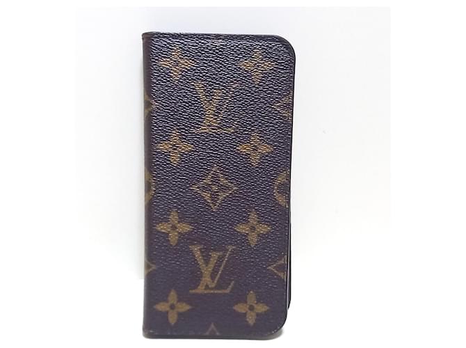 Louis Vuitton Etui Iphone Brown Cloth ref.380569 - Joli Closet
