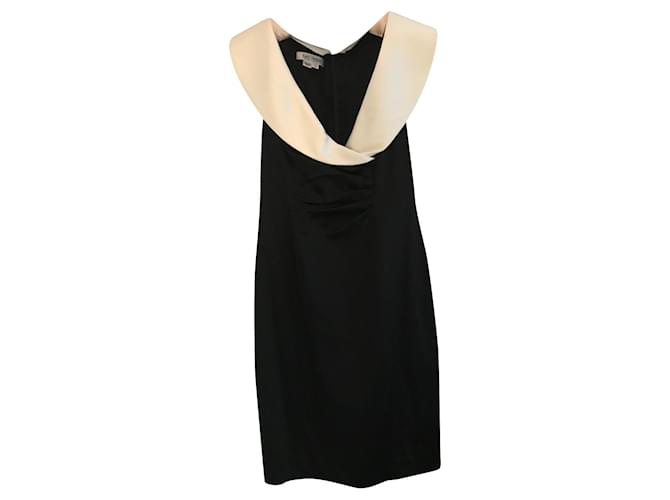 Kay Unger Dresses Black White Nylon Acetate  ref.381044
