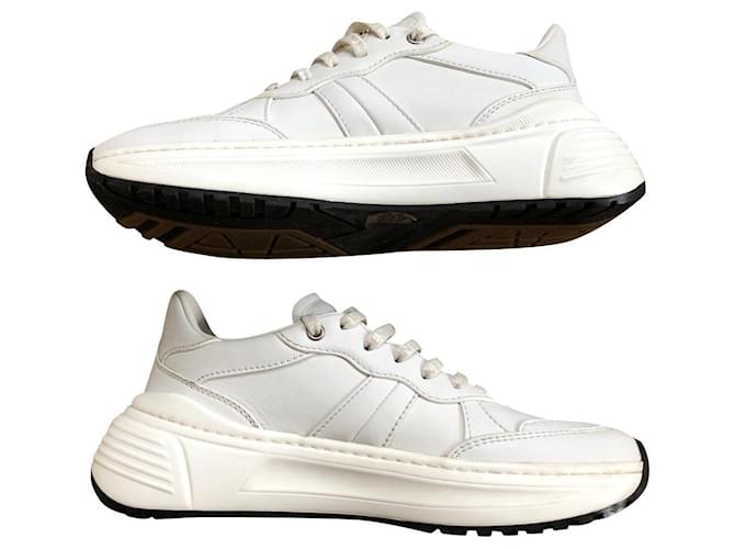 gispende pad uanset Bottega Veneta Speedster sneakers White Leather ref.381046 - Joli Closet