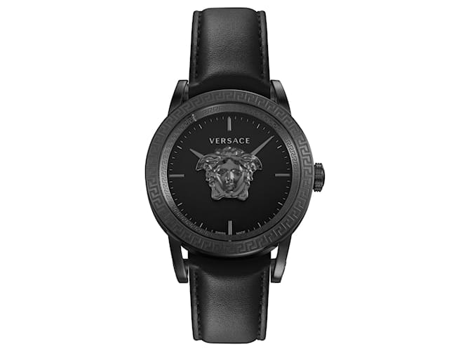 Versace Palazzo Empire Strap Watch Black  ref.381354