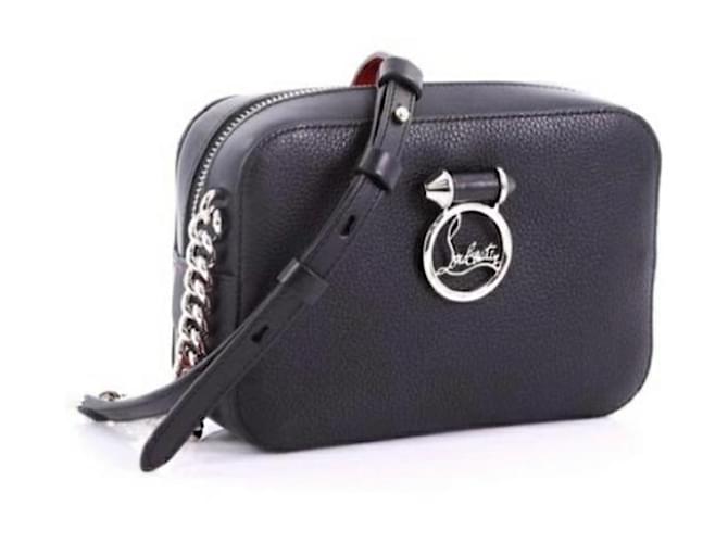 Christian Louboutin Paris Black Rubylou bag Leather  ref.381429