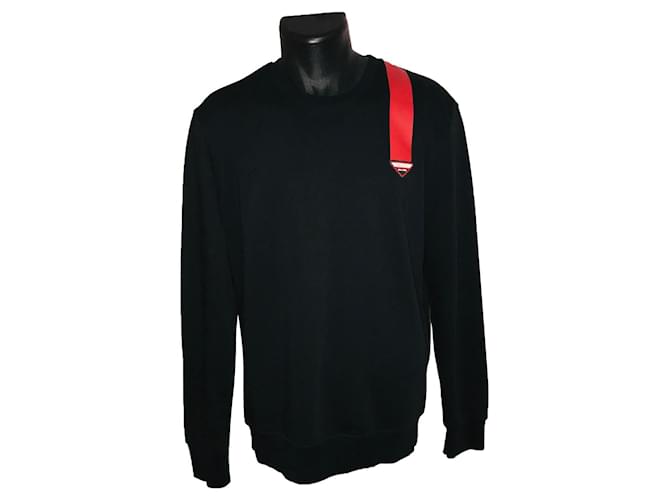 Prada Sweaters Black Cotton  ref.381488