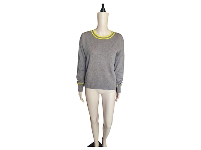 Chloé Stora Kaschmirpullover Grau 