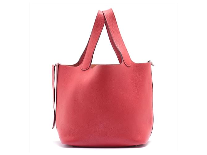 Hermès Picotin Red Leather  ref.381509